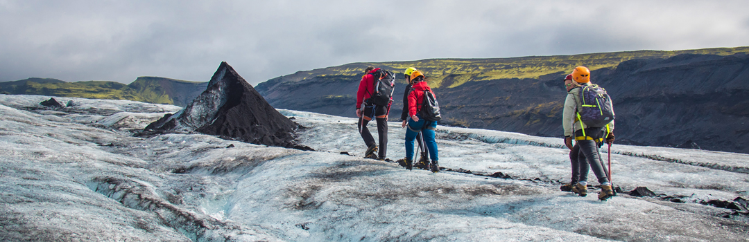 Glaciarwalk in Iceland.