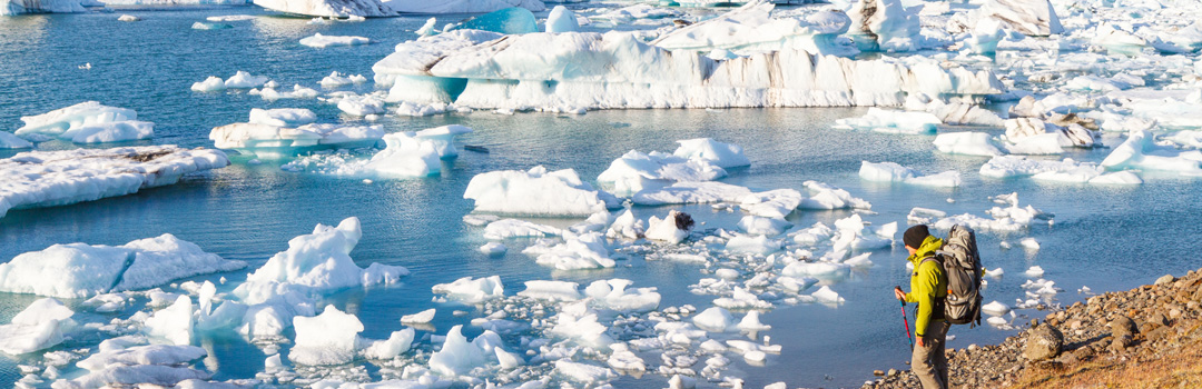 Jökulsarlon södra Island.