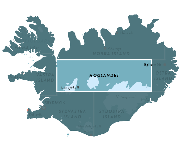 Höglandet - Karta