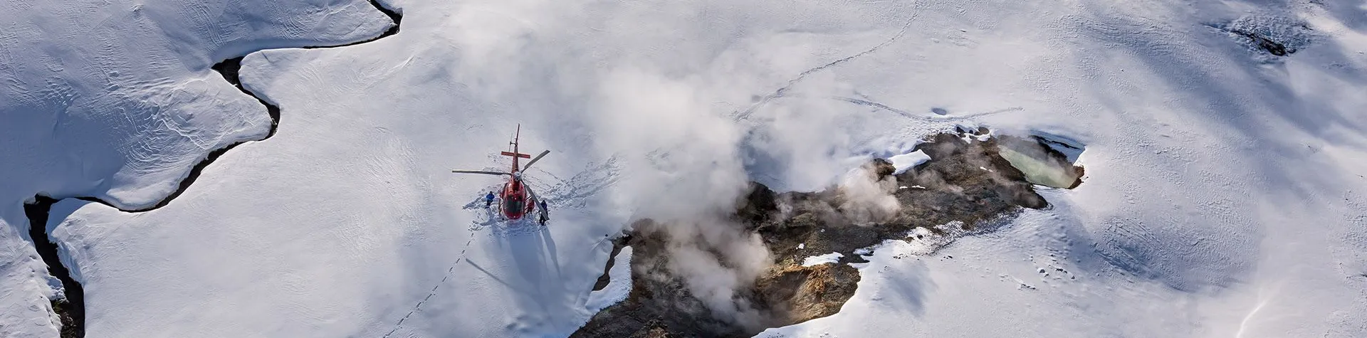 Helikoptertur över geotermiska landskap (eftermiddag/50 min-1 tim) (M02)