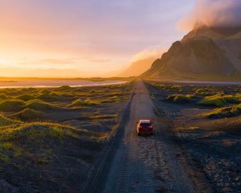 Sommer på Island.