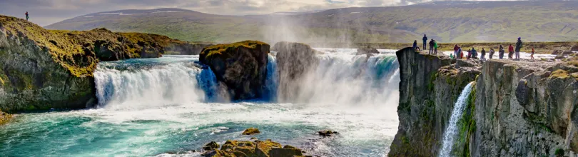Gofafoss vattenfall, fotograferat av Kim Henneberg.