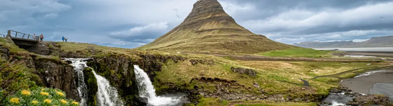 Berget Kirkjufell fotograferat av Lisbeth Johansson.