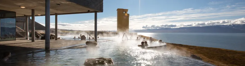 Geosea Spa med utsikt över havet.
