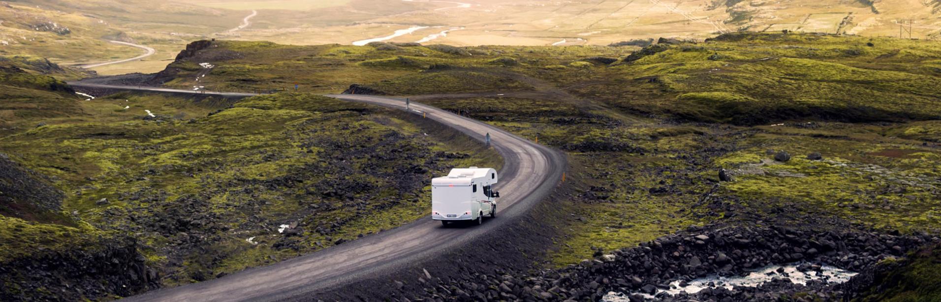 Roadtrip med husbil på Island.