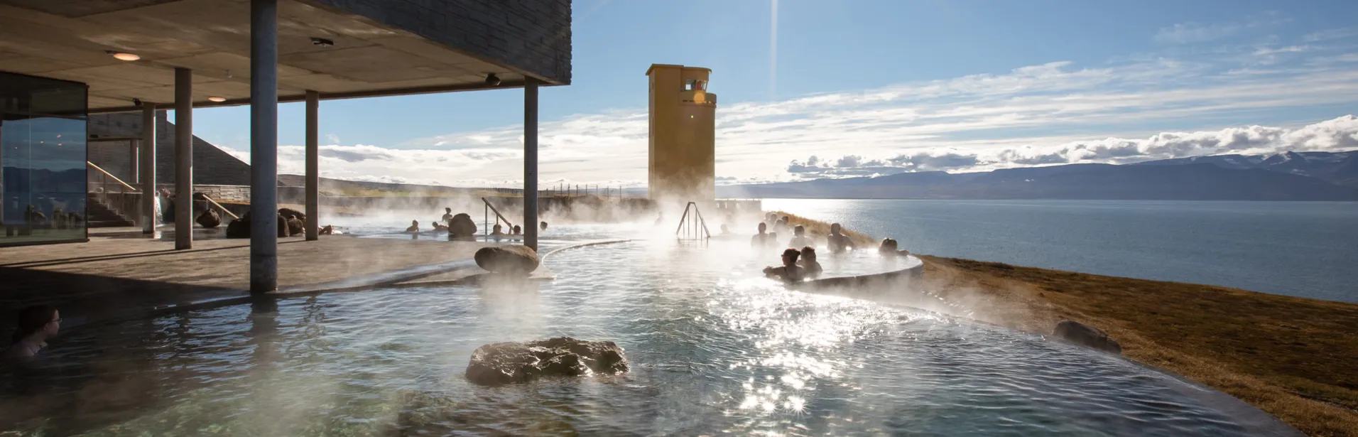 Geosea Spa med utsikt över havet.