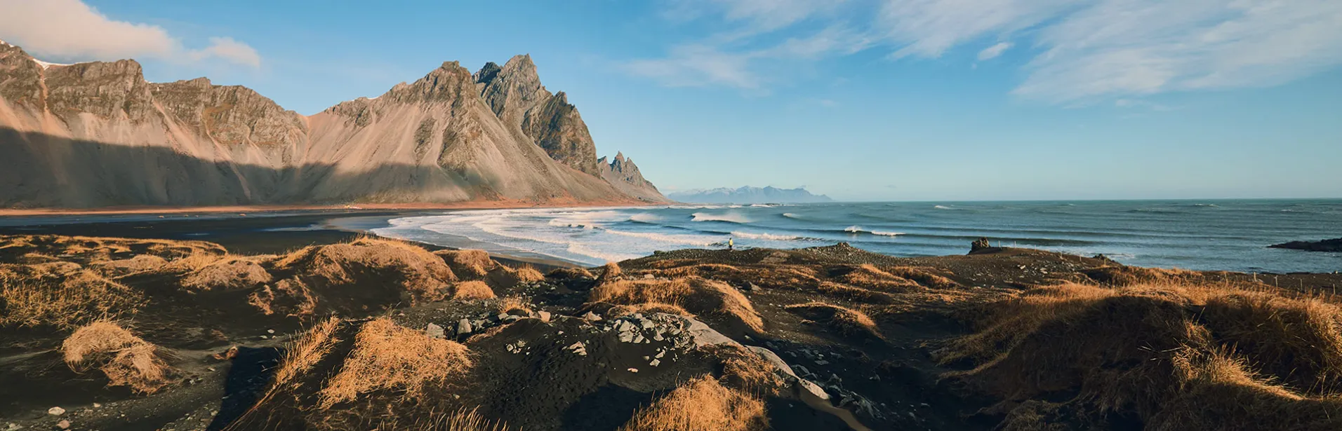 Vestrahorn vid Stokksnes, fotograferat av Claus Visby.