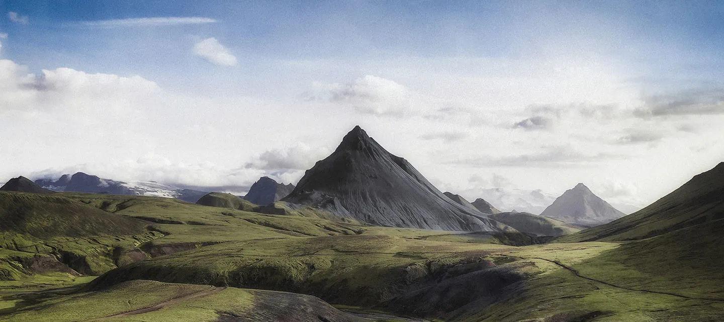 Berg, island